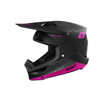 Shot Furious Helmet - Draw Pink Matt
