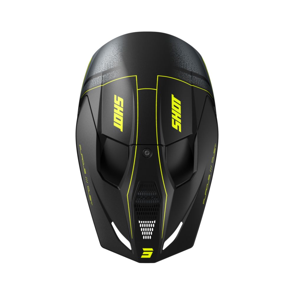Shot Furious Helmet - Dust Neon Yellow Matt