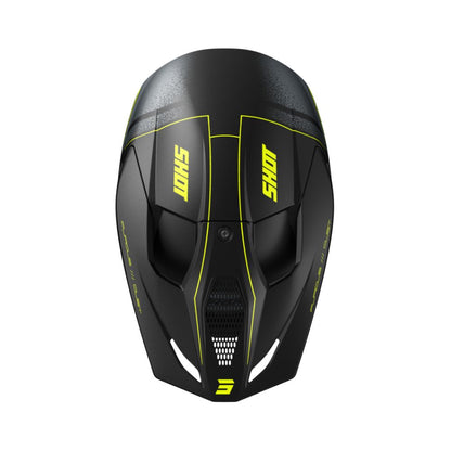 Shot Furious Helmet - Dust Neon Yellow Matt