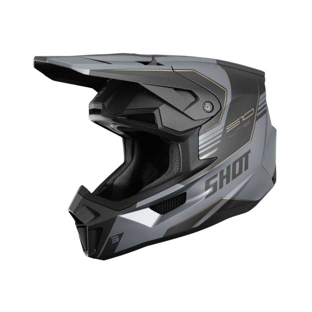 Shot Lite Helmet - S10 Black Grey Matt