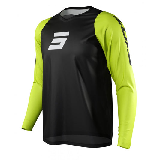 Shot Neo Defender BMX Race/MTB/Downhill Jersey - Neon Yellow