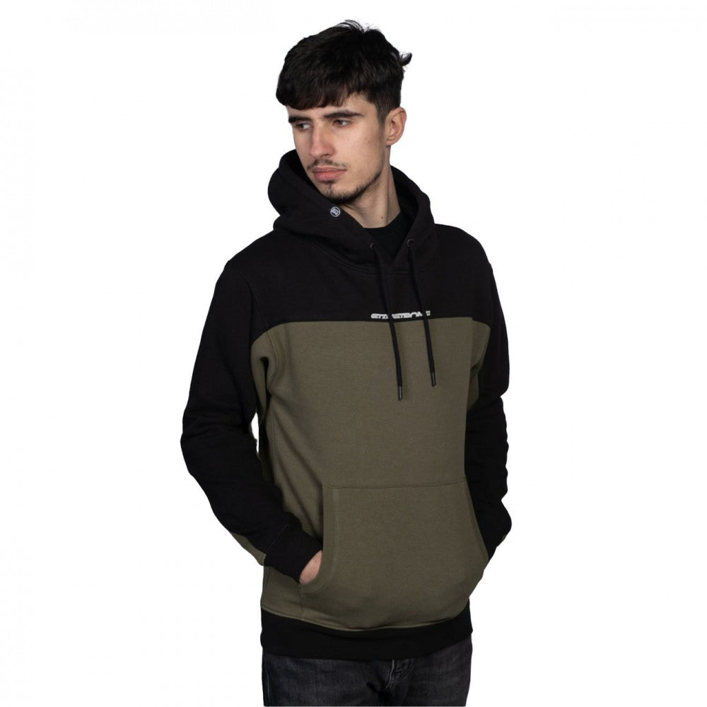 STAYSTRONG SWEAT CUT OFF BLACK/ARMY GREEN