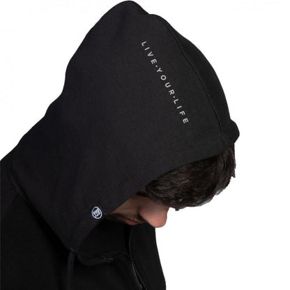 STAYSTRONG SWEAT CUT STRIPE 1/4 ZIP BLACK/GREY